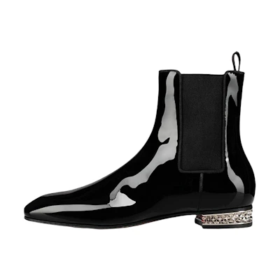 Christian Louboutin Celine Chelsea Boot 'Black Calfskin'