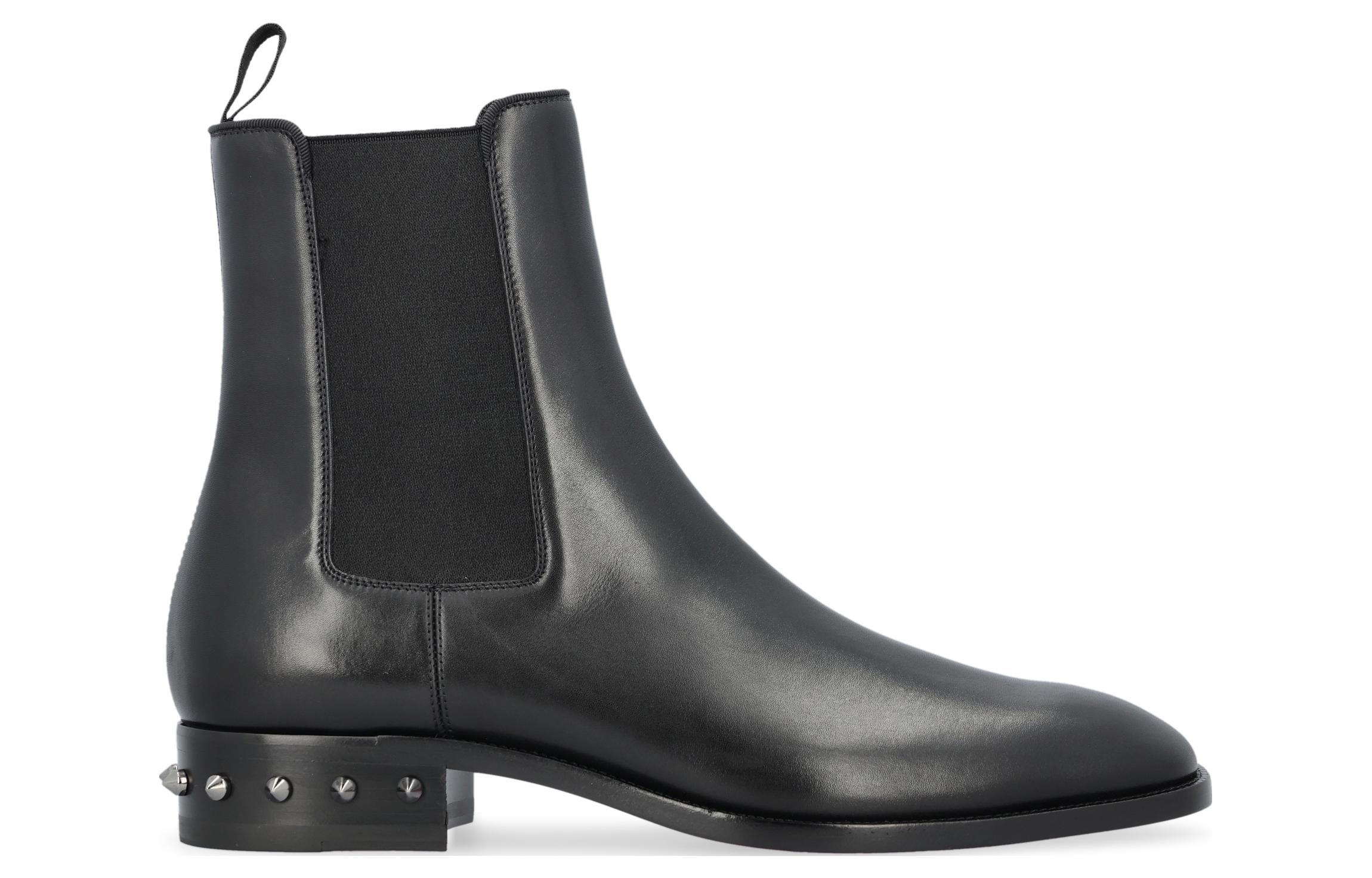 Christian Louboutin Chelsea Boot 'Black Studded Calfskin' 圖 2