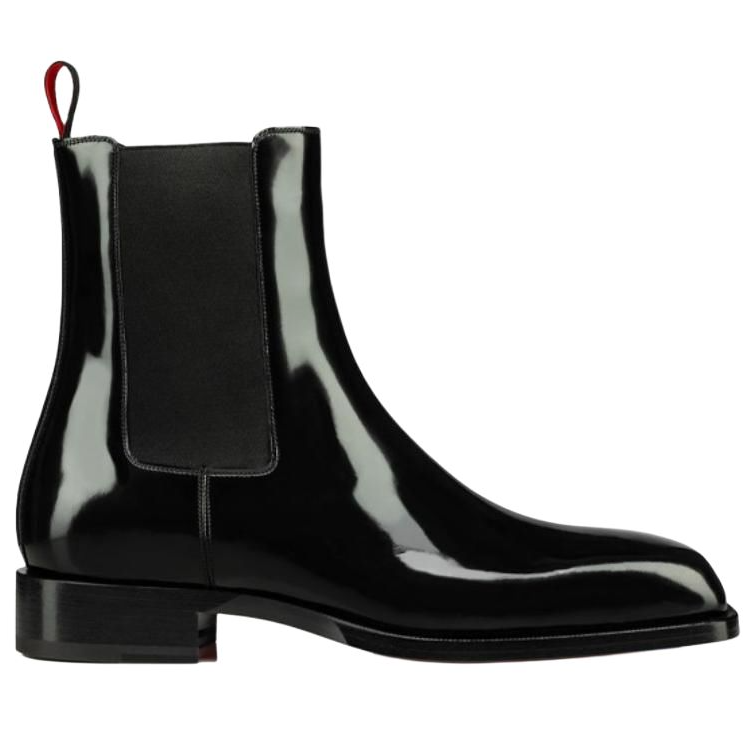 Order Christian Louboutin Chelsea Boot 'Kulit Anak Lembu Hitam Licin' 3220334BK01