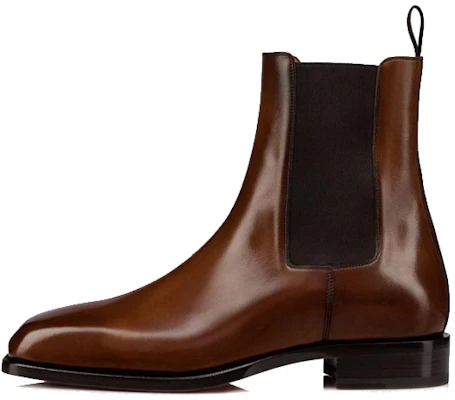 Christian Louboutin Chelsea Boot 'Kulit Anak Lembu Coklat Licin' 3220512BWI3 Buy Christian Louboutin Chelsea Boot 'Kulit Anak Lembu Coklat Licin' 3220512BWI3