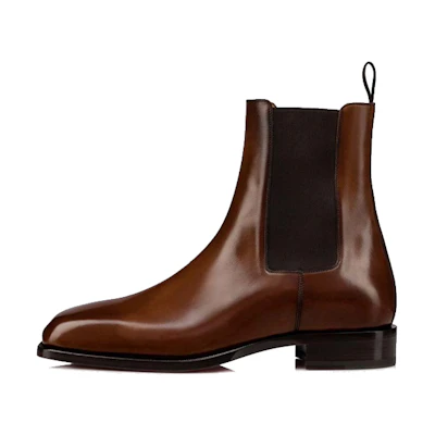 Christian Louboutin Chelsea Boot 'Smooth Brown Calfskin'