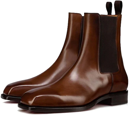 Christian Louboutin Chelsea Boot 'Kulit Anak Lembu Coklat Licin' 3220512BWI3 Order Christian Louboutin Chelsea Boot 'Kulit Anak Lembu Coklat Licin' 3220512BWI3