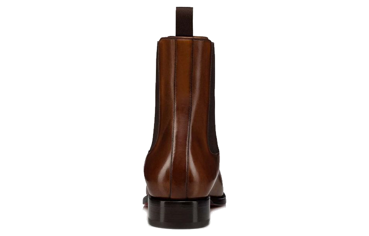 Shop Christian Louboutin Chelsea Boot 'Kulit Anak Lembu Coklat Licin' 3220512BWI3