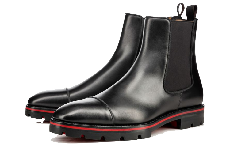 Order Christian Louboutin But Chelsea 'Kulit Anak Lembut Hitam' 3161148BK01