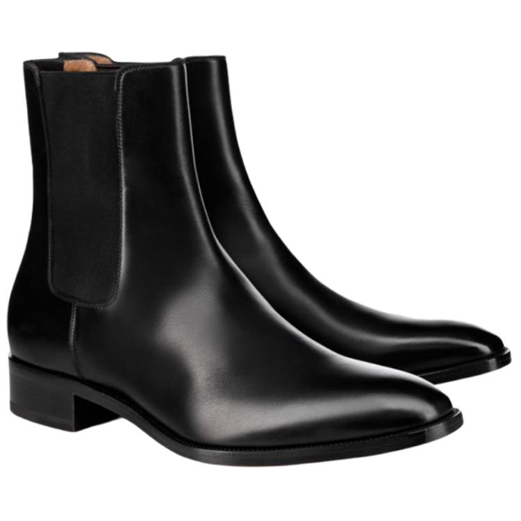 Order Christian Louboutin Chelsea Boots 'Kulit Anak Sapi Hitam' 1180277BK01