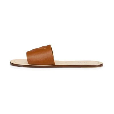 Christian Louboutin CL Cataclou Round Toe Slide 'Brown'