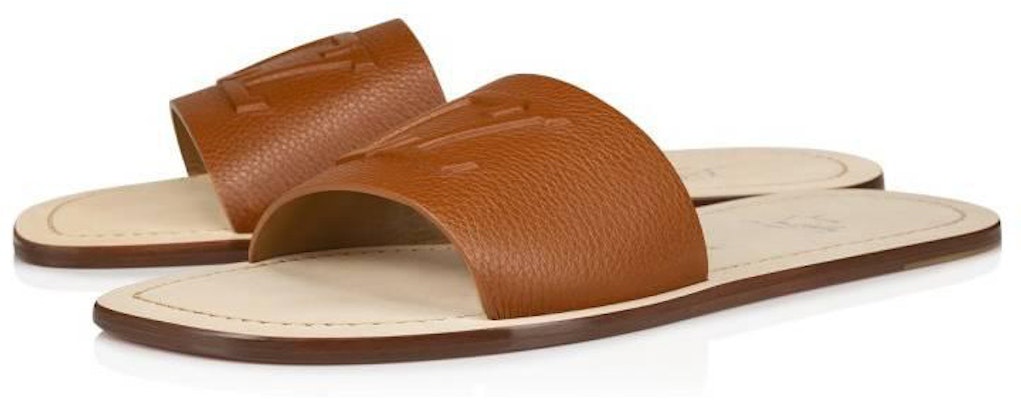 Christian Louboutin CL Cataclou Round Toe Slide 'Brown' 1230937C329 Order Christian Louboutin CL Cataclou Round Toe Slide 'Brown' 1230937C329