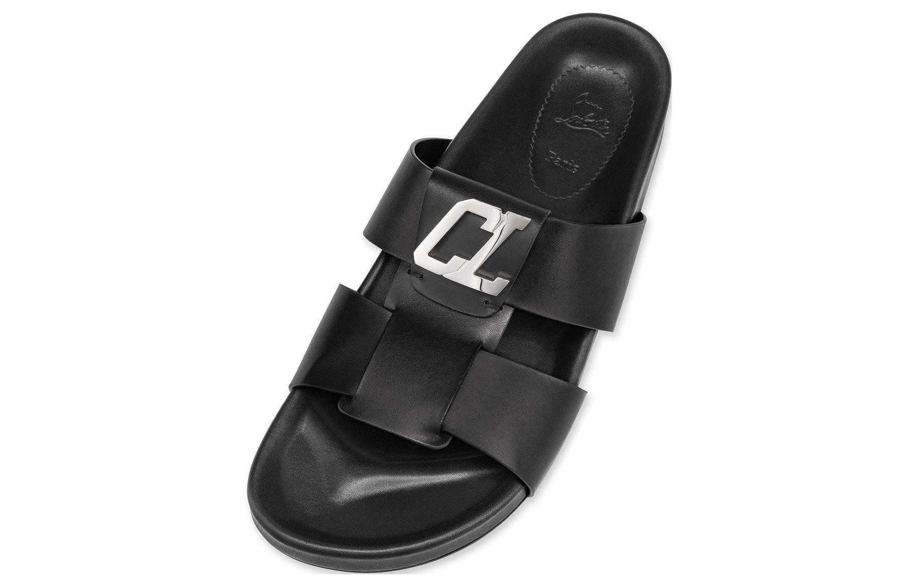 Lookbook 크리스찬 루부탱 다부비즈 플랫 슬라이드 (블랙) 3230330BK01