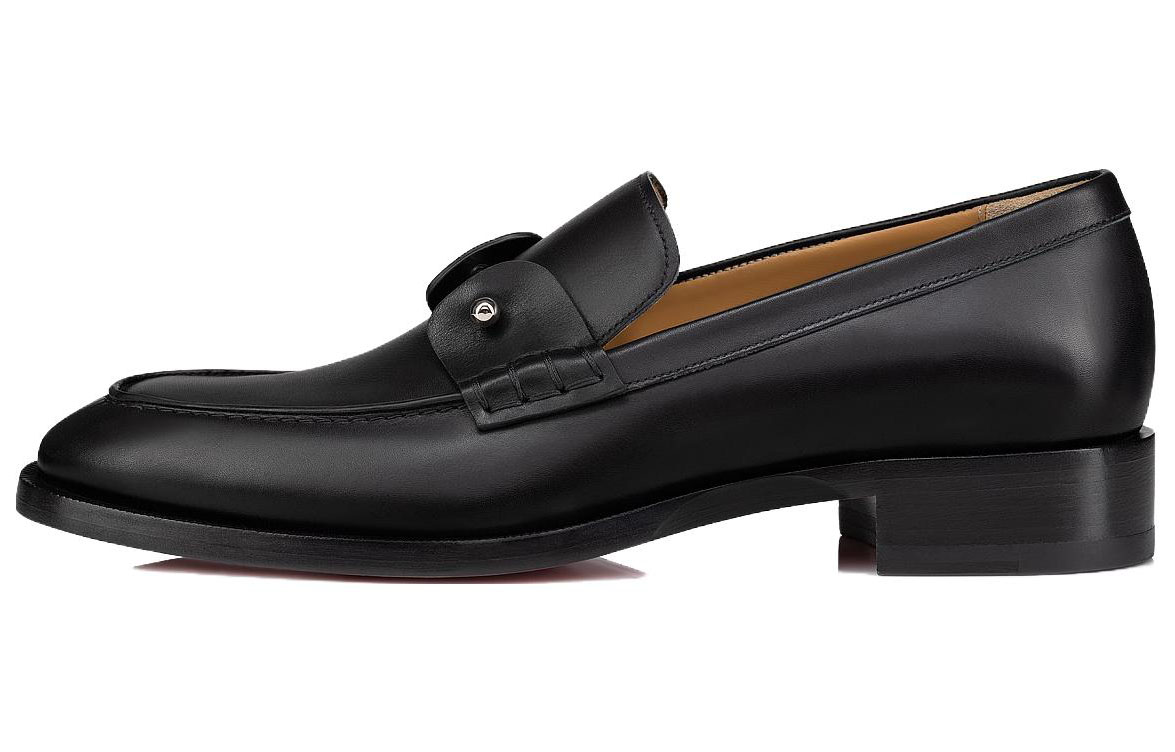 Christian Louboutin Leather Loafers 'Black'