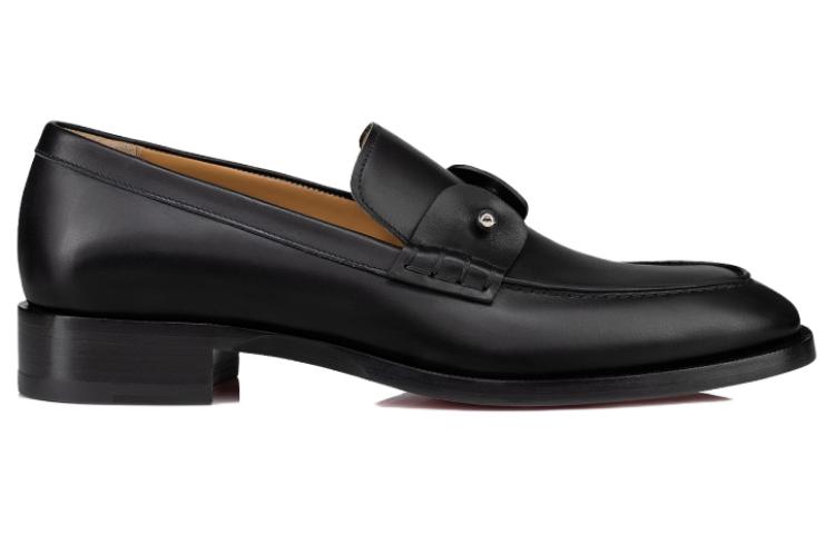 Christian Louboutin Leather Loafers 'Black' 圖 2