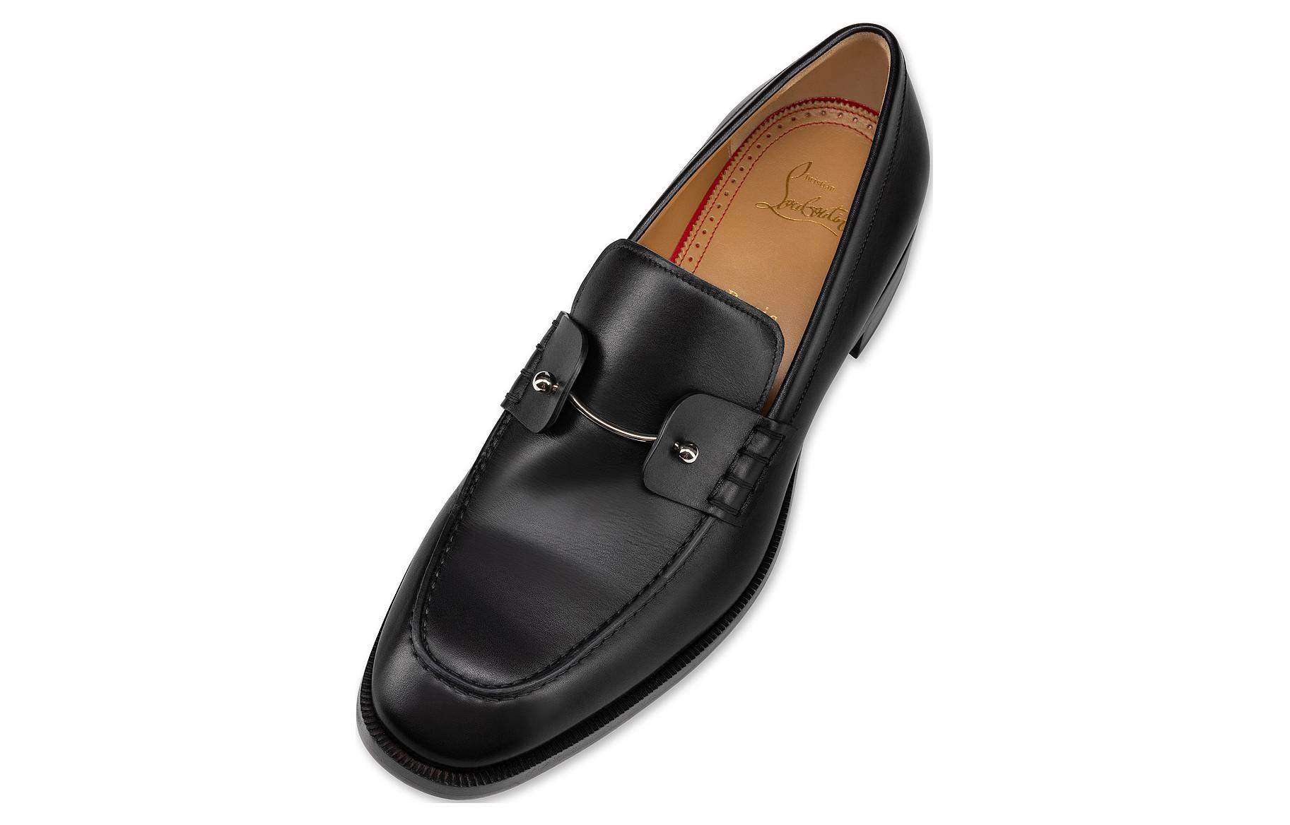 Christian Louboutin Leather Loafers 'Black' 圖 4