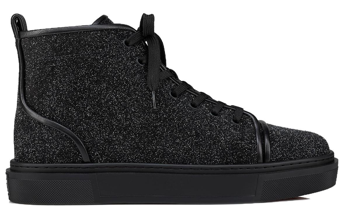 Order CL路鉑廷 Adolon 小牛皮 圓頭繫帶 高幫 板鞋 男款 黑色