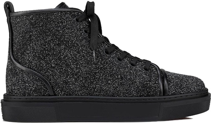 Christian Louboutin CL Platine Adolon High-Top Sneakers 'Black Calfskin' 1240116BK01 Order Christian Louboutin CL Platine Adolon High-Top Sneakers 'Black Calfskin' 1240116BK01