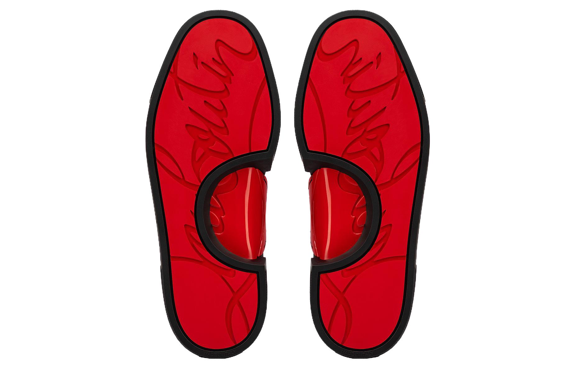 Shop CL路鉑廷 Adolon 小牛皮 圓頭繫帶 高幫 板鞋 男款 黑色