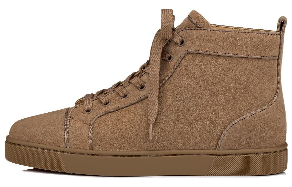 Christian Louboutin CL Platine High Top 'Brown Leather' 3220766c941