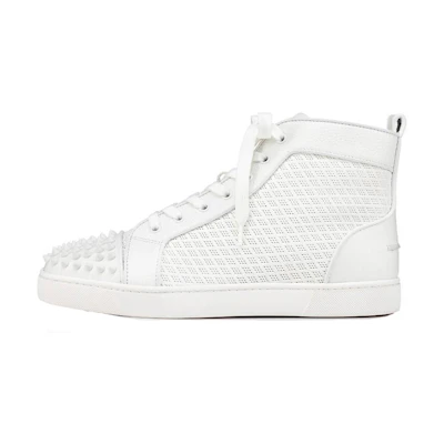 Christian Louboutin CL Platine High Top Sneaker 'Fashion Round Toe White'