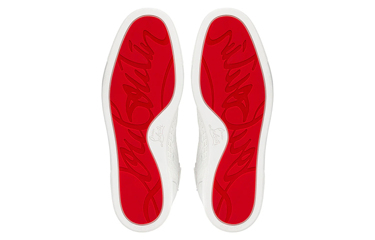 Christian Louboutin CL Platine High Top Sneaker 'Fashion Round Toe White' 圖 4