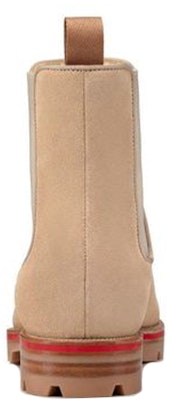 Christian Louboutin CL Platine Kulit Coklat 'But Chelsea Slip-On Hujung Bujur' 3221222F579 Lookbook Christian Louboutin CL Platine Kulit Coklat 'But Chelsea Slip-On Hujung Bujur' 3221222F579
