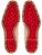 Christian Louboutin CL Platine Kulit Coklat 'But Chelsea Slip-On Hujung Bujur' 3221222F579