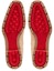 Shop Christian Louboutin CL Platine Kulit Coklat 'But Chelsea Slip-On Hujung Bujur' 3221222F579