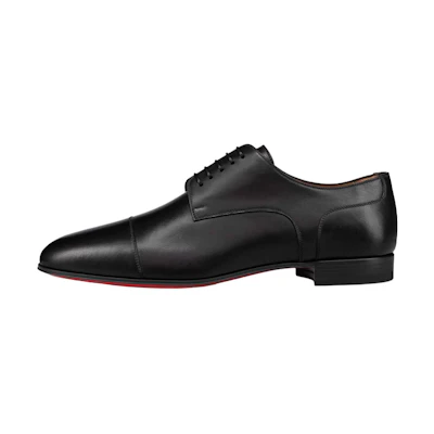 Christian Louboutin CL Platine Leather Oxford Black 'Versatile Fashion'