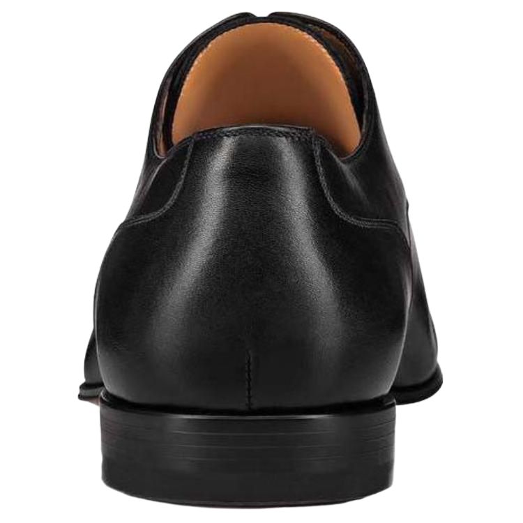 Shop クリスチャン・ルブタン CL プラチナレザーオックスフォードブラック 1220308BK01 1220308BK01