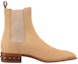 Order Christian Louboutin CL Kulit Platine But Chelsea Hujung Bulat 'Beige' Selasa 3220740F579