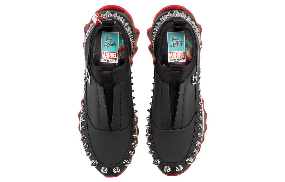 Christian Louboutin CL Platine Leather Sport Strap Low 'Black' 圖 3