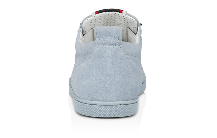 Christian Louboutin CL Platine Slip-On Round Toe Fashion Low Top Sneaker 'Grey Blue' 圖 4