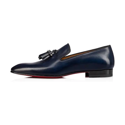 Christian Louboutin CL Platinum First Layer Cow Leather Blue 'Simple CMFT Loafer'