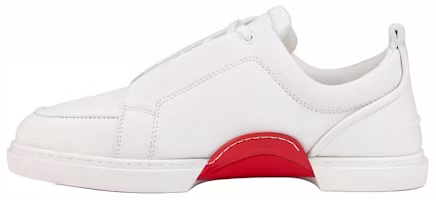 Christian Louboutin CL Platinum Jimmy Calfskin Low-Top White Sneakers for Men 3240233WH01 Christian Louboutin CL Platinum Jimmy Calfskin Low-Top White Sneakers for Men 3240233WH01