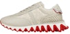 Christian Louboutin CL Kulit Platinum Lace-Up Kasut Rendah 'Beige' 3230863F465