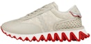 Buy Christian Louboutin CL Kulit Platinum Lace-Up Kasut Rendah 'Beige' 3230863F465