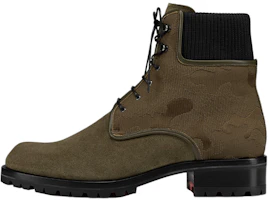 Christian Louboutin CL Platinum Leather Lace-Up Boots 'Brown' 3220919C849 Christian Louboutin CL Platinum Leather Lace-Up Boots 'Brown' 3220919C849