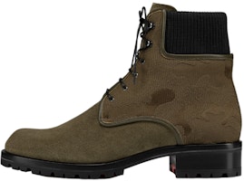 Christian Louboutin CL Platinum Leather Lace-Up Boots 'Brown' 3220919C849 Christian Louboutin CL Platinum Leather Lace-Up Boots 'Brown' 3220919C849