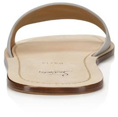 Christian Louboutin CL Platinum Toe Ring Slides 'Kelabu Coklat' 1230937I569 Lookbook Christian Louboutin CL Platinum Toe Ring Slides 'Kelabu Coklat' 1230937I569