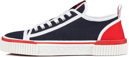 Christian Louboutin CL Platinum x Pedro Low Top 'Comfort Round Toe Blue White' 32304625375 Christian Louboutin CL Platinum x Pedro Low Top 'Comfort Round Toe Blue White' 32304625375