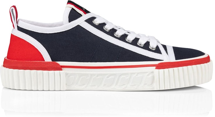 Christian Louboutin CL Platinum x Pedro Low Top 'Keselesaan Hujung Bulat Biru Putih' 32304625375 Order Christian Louboutin CL Platinum x Pedro Low Top 'Keselesaan Hujung Bulat Biru Putih' 32304625375