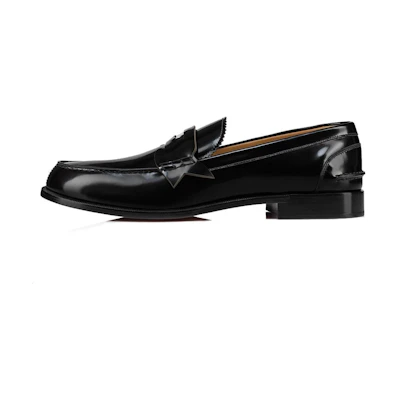 Christian Louboutin CL Platinum Small Calfskin Black 'CMFT Casual Fashion Loafer'