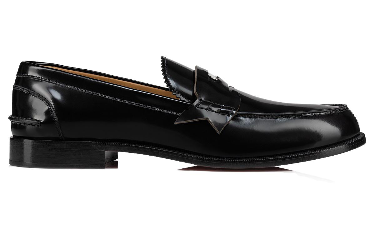 Christian Louboutin CL Platinum Small Calfskin Black 'CMFT Casual Fashion Loafer' 圖 2