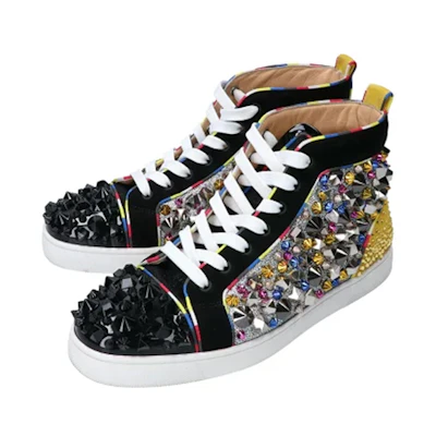 Christian Louboutin CLAE Platinum 'CMFT Strap High-Top Black'