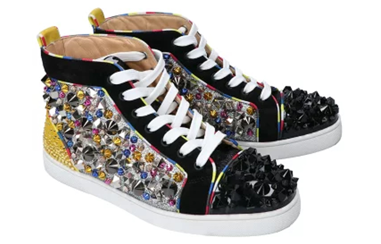 Order CL路鉑廷 舒適 系帶高筒 高筒 板鞋 男款 黑色