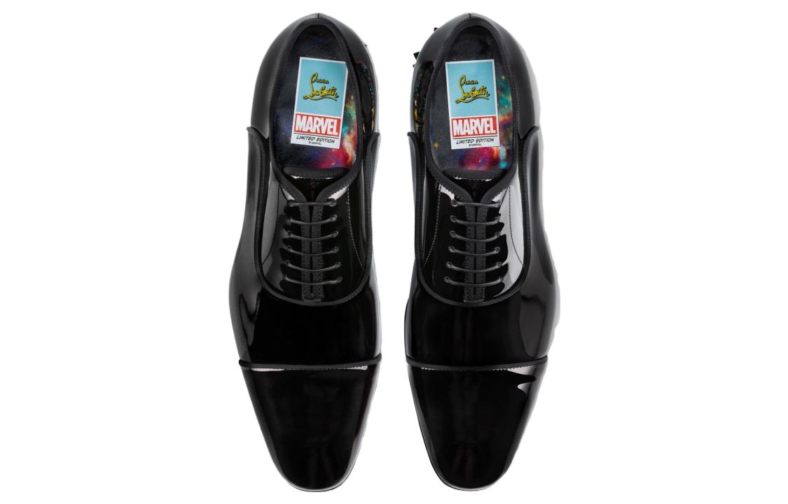 Lookbook Christian Louboutin Clarks Kasut Kulit Tali Selasa Untuk Pakaian 'Hitam' 3231132B730