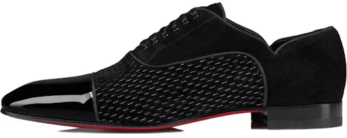 Christian Louboutin Clarks Patent Leather Dress Shoes with Comfort Straps 'Black' 3230782BK01 Christian Louboutin Clarks Patent Leather Dress Shoes with Comfort Straps 'Black' 3230782BK01