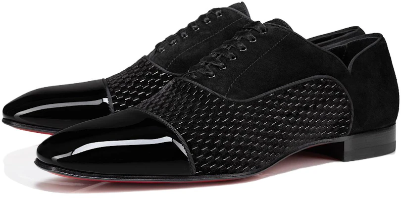 Christian Louboutin Clarks Leren Lakschoenen met Comfortbanden ''Zwart'' 3230782BK01 Order Christian Louboutin Clarks Leren Lakschoenen met Comfortbanden ''Zwart'' 3230782BK01