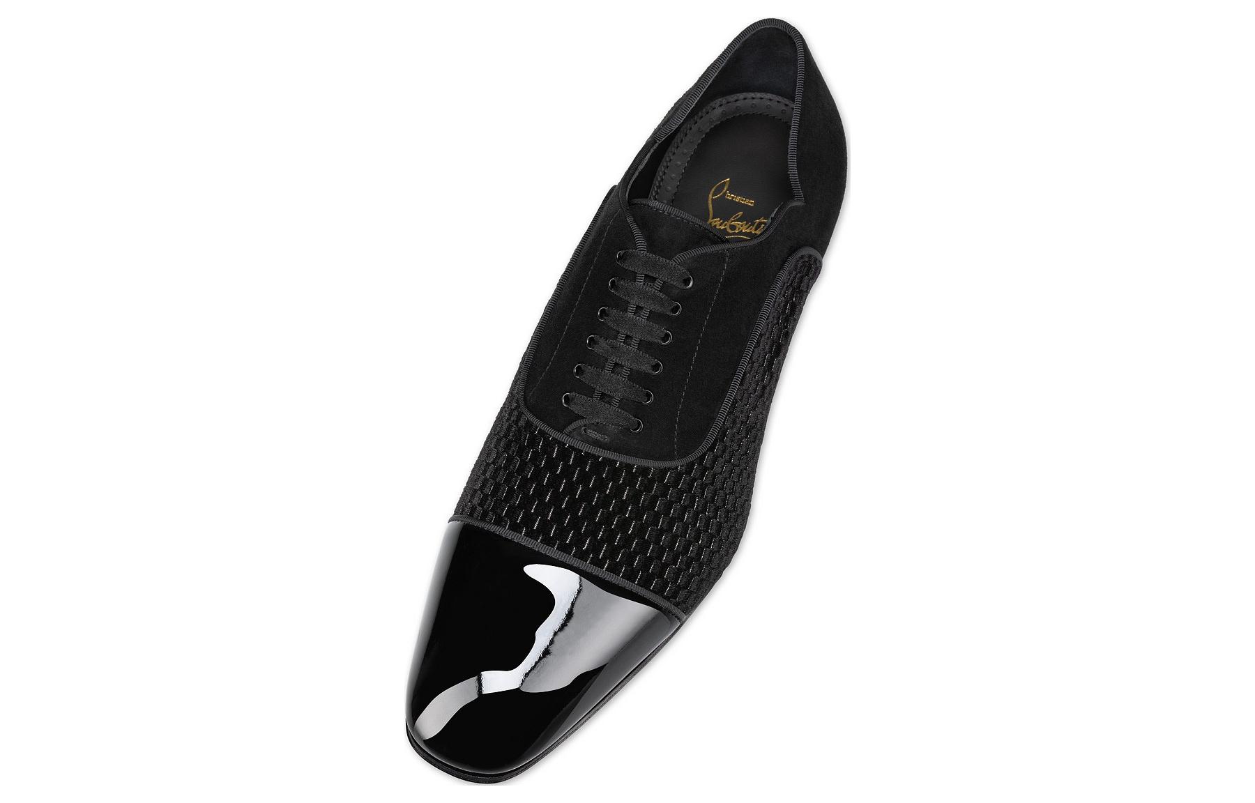 Christian Louboutin Clarks Patent Leather Dress Shoes with CMFT Straps 'Black' 圖 3