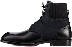 Christian Louboutin Clarks Round Toe Lace-Up Fashion Ankle Boot 'Black' 3170331M875 Christian Louboutin Clarks Round Toe Lace-Up Fashion Ankle Boot 'Black' 3170331M875