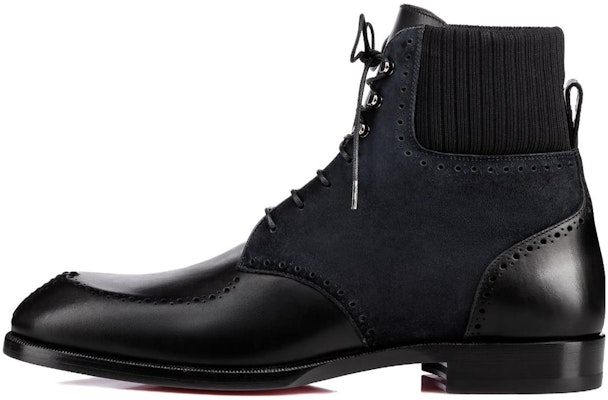 Christian Louboutin Clarks Round Toe Lace-Up Fashion Ankle Boot 'Black' 3170331M875 Buy Christian Louboutin Clarks Round Toe Lace-Up Fashion Ankle Boot 'Black' 3170331M875