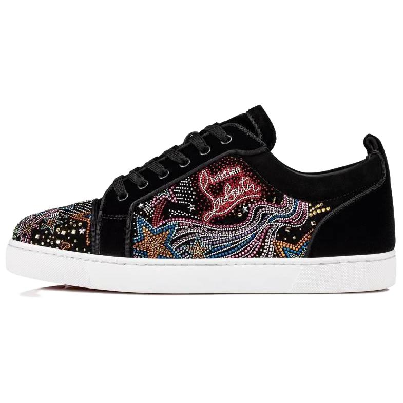 Christian Louboutin CLOT Jordan 1 Low 'Black Velvet'