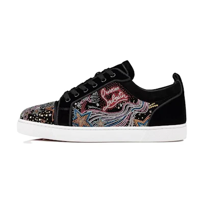 Christian Louboutin CLOT Jordan 1 Low 'Black Velvet'